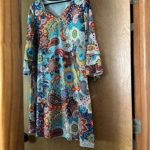 Short bell sleeves dress